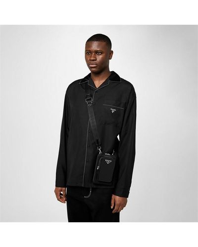 Prada Tech Crossbody Bag - Black