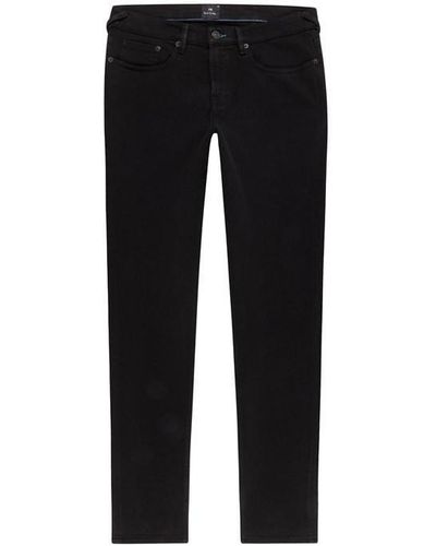 PS by Paul Smith Garment Dyed Tape Jeans - Black