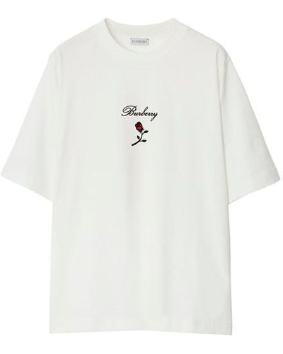 Burberry Rose T-shirt - White