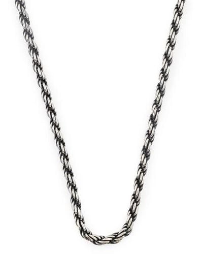 Serge Denimes Sdn Rope Necklace Sn44 - Metallic