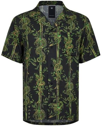 Maharishi Maha Bamboo Ss Shirt Sn42 - Green