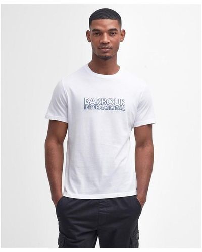 Barbour Hardy Graphic T-shirt - White