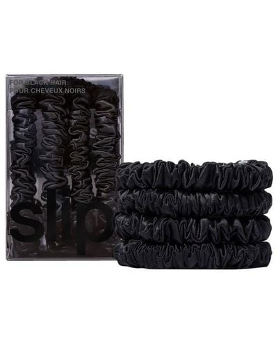 Slip Pure Silk Scrunchies - Black