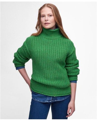 Barbour Rockcliffe Knitted Jumper - Green