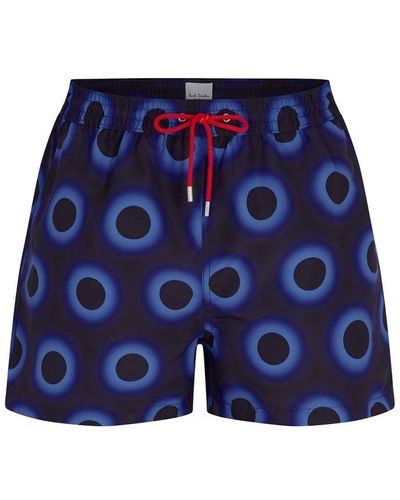 Paul Smith Glow Polka Swim Shorts - Blue