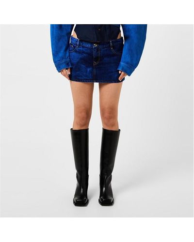 Vivienne Westwood Viv Foam Skirt Ld42 - Blue