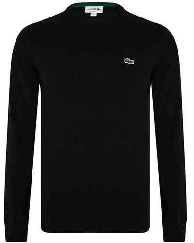 Lacoste Knitted Jumper - Black