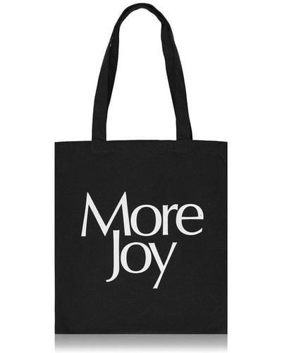 More Joy Logo Tote Bag - Black