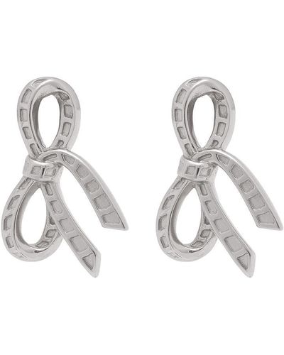 Olivia Burton Bow Stud Earrings - Metallic
