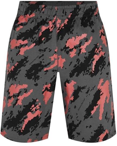 BBCICECREAM Camouflage Print Bermuda Shorts - Grey