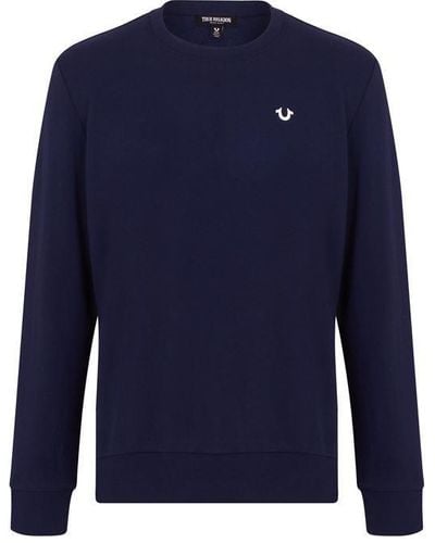 True Religion Horseshoe Sweatshirt - Blue