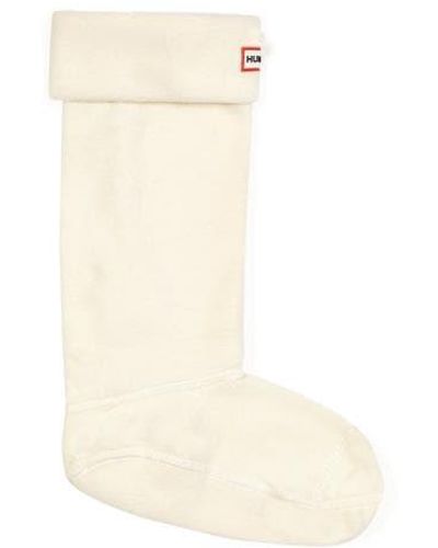 HUNTER Boot Socks - White