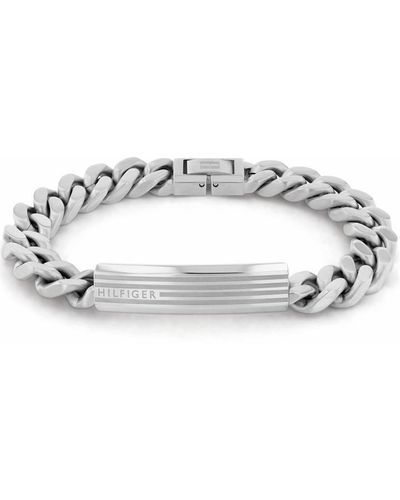 Tommy Hilfiger Hilfiger Id Bracelet - Metallic