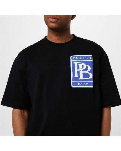 PRETTY BOY UGLY WORLD Roller Short Sleeve T-shirt - Black