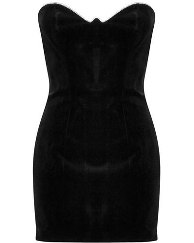 Alexandre Vauthier Bustier Mini Dress - Black