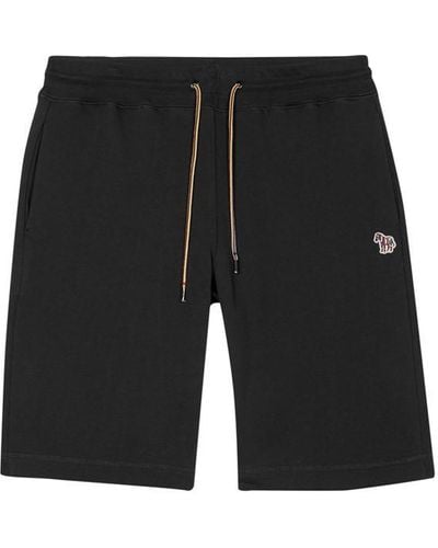 PS by Paul Smith Zebra Jersey Shorts - Black