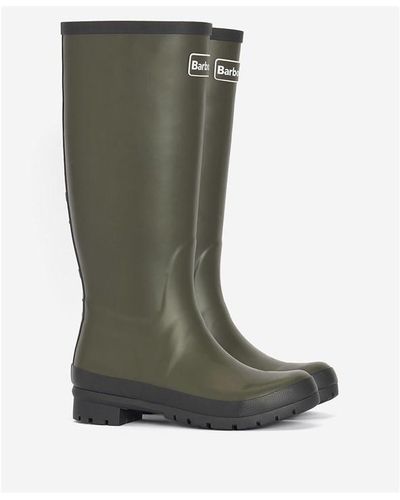 Barbour Abbey Wellington Boots - Green