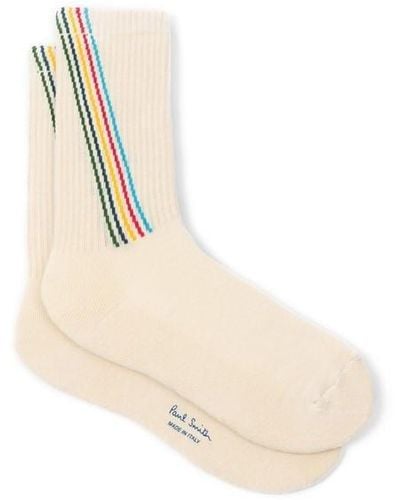 Paul Smith Ps U Ford Sport Sock Sn42 - Natural