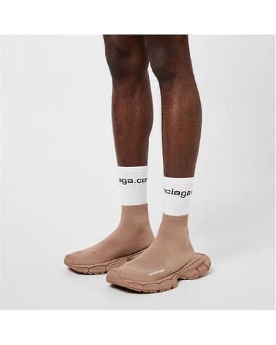 Balenciaga 3xl Recycled Sock Trainers - Brown
