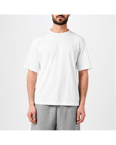 Acne Studios Face Patch T-shirt - White