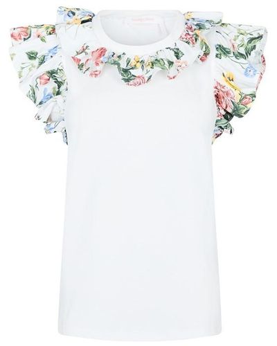 See By Chloé Ruffle Blouse - White