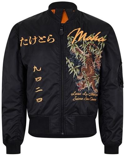 Maharishi Take Tora Ma-1 Flight Jacket - Black