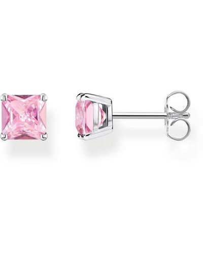 Thomas Sabo Elegance Stud Sterling Earrings - Pink