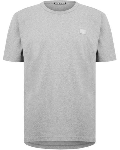 Acne Studios Face Patch T-shirt - Grey