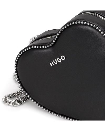 HUGO Love Heart Bag - Black