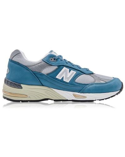 New Balance 991 Made In Uk Trainers - Blue