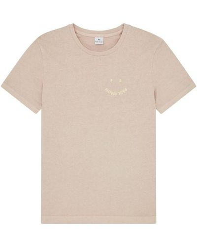 PS by Paul Smith Happy T-shirt - Natural