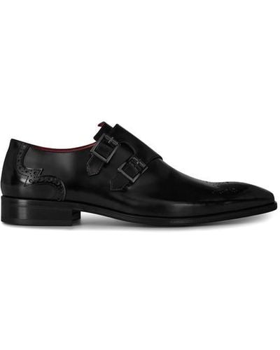 Jeffery West Scarface Monk Shoes - Black