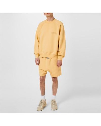 Fear Of God Crew Neck Sweatshirt - Yellow