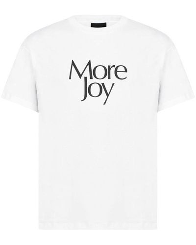 More Joy Logo T Shirt - White