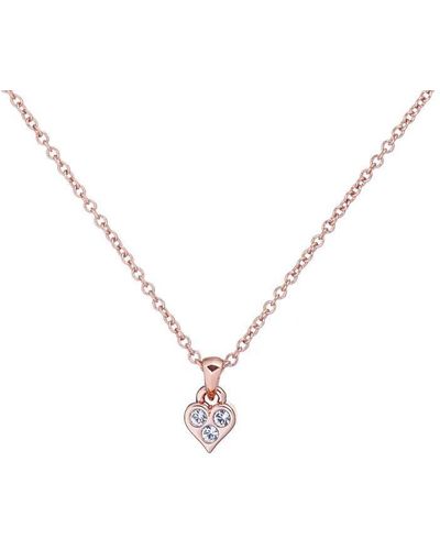 Ted Baker Neeno Nano Heart Pendant Necklace - Metallic