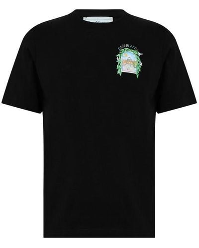 Casablanca L'arche Tennis Club T-shirt - Black