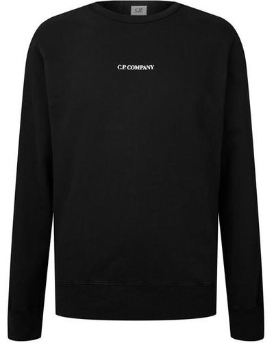 C.P. Company Zip Sweatshirt - Black