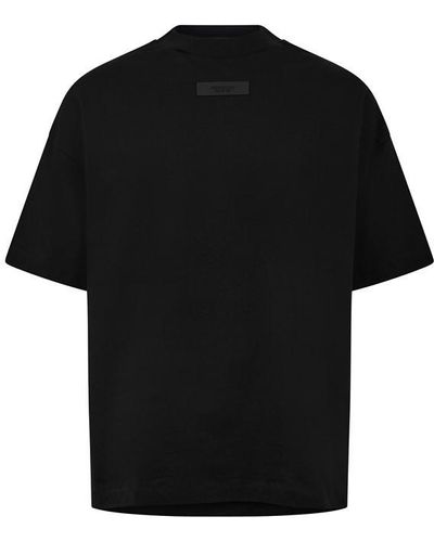 Fear Of God Logo Crew T-shirt - Black