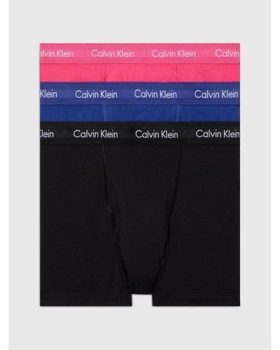 Calvin Klein Pack Cotton Stretch Boxer Shorts - Pink