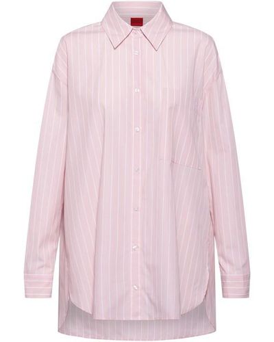 HUGO Ekea Striped Shirt - Pink