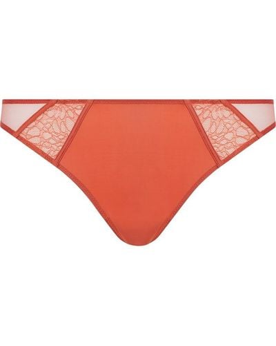Calvin Klein Lace Bikini Briefs - Orange