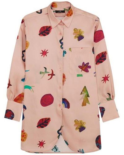PS by Paul Smith Ps Graphic Shirt Ld31 - Pink