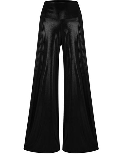 Norma Kamali Bias Elephant Trousers - Black