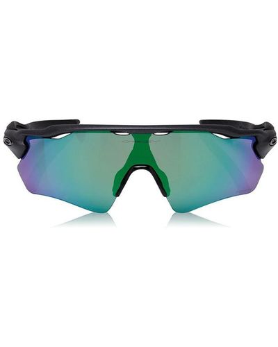 Oakley Polished White 0oo9208 Rectangle Sunglasses - Green