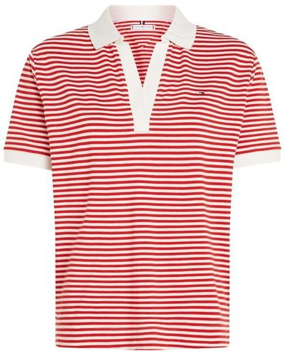 Tommy Hilfiger Tommy Relxd Polo Ld43 - Red
