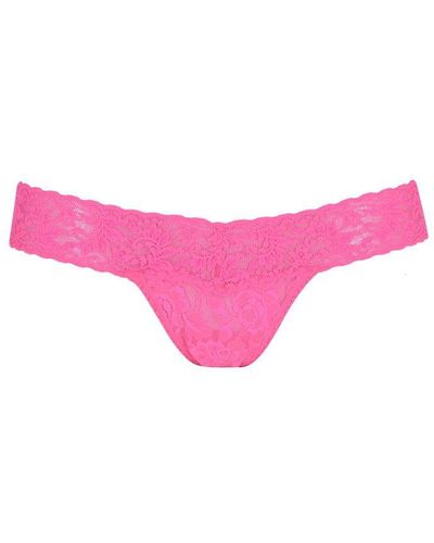 Hanky Panky Worlds Most Comfortable Thong Low Rise - Pink