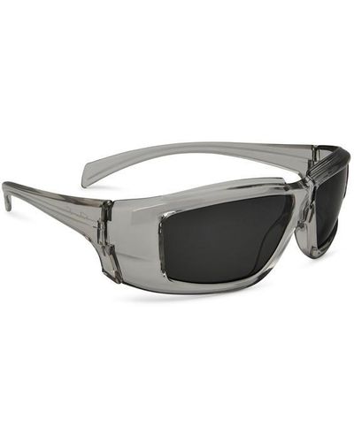 Rick Owens Transparent Frame Sunglasses - Grey
