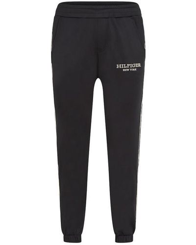 Tommy Hilfiger Monotype Track Joggers - Black