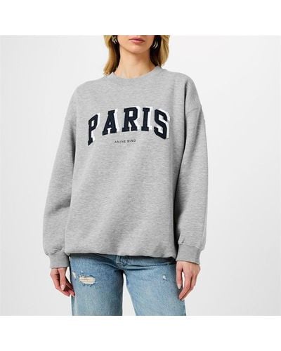 Anine Bing Tyler Paris Sweatshirt - Grey