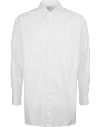 Yohji Yamamoto Yoji Western Shirt Sn34 - White